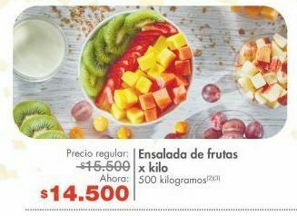 Metro Ensalada de frutas oferta