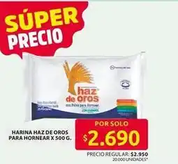 Ara Haz de oros - harina para hornear oferta