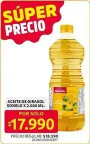 Ara Sonelo - aceite de girasol sonelo oferta