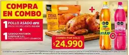 Ara Pepsi - pollo asado entero + gaseosa postobon o de 1.5 l oferta