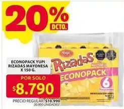 Ara Yupi - rizadas mayonesa oferta