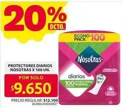 Ara Nosotras - protectores diarios oferta