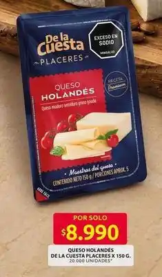 Ara Cuesta - queso holandés oferta