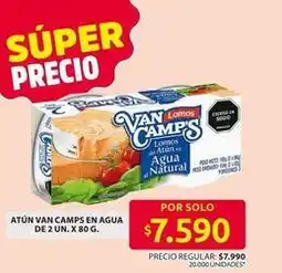 Ara Van camps - atún en agua oferta