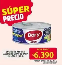 Ara Bary - lomos de atún en aceite de girasol oferta