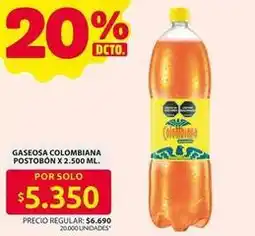 Ara Colombiana - gaseosa colombiana postobón oferta