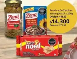 Nova Venta Zenú - pouch atún en aceite girasol x 200g código: 45822 oferta