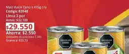 Nova Venta Zenú - maiz dulce oferta