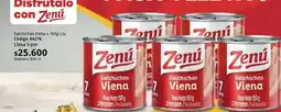 Nova Venta Zenú - salchichas viena a 150g c/u oferta