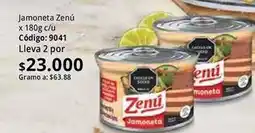 Nova Venta Zenú - jamoneta x 180g c/u código: 9041 oferta