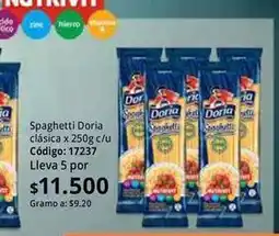 Nova Venta Doria - spaghetti clásica oferta