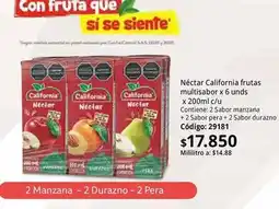 Nova Venta California - néctar frutas multisabor oferta