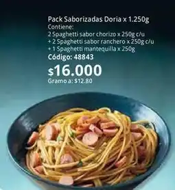 Nova Venta Doria - pack saborizadas oferta