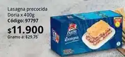 Nova Venta Doria - lasagna precocida 97797 oferta