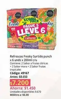 Nova Venta Fresky - refrescos surtido punch oferta
