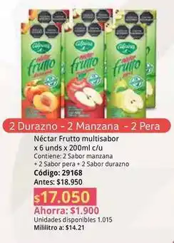 Nova Venta Frutto - néctar multisabor oferta