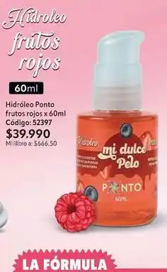 Nova Venta Hidróleo frutos rojos x 60ml oferta