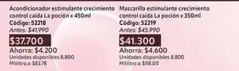 Control - acondicionador estimulante crecimiento control caída la poción x 450ml código: 52218