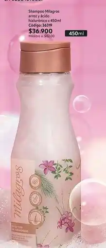 Nova Venta Shampoo milagro arroz y ácido hialurónico oferta
