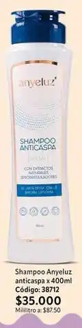 Nova Venta Shampoo anticaspa x 400ml código: 38712 oferta