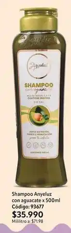 Nova Venta Rico - shampoo anyeluz con aguacate x 500ml código: 93677 oferta