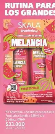 Nova Venta Alex - kit shampoo + acondicionador skala frutástica sandía x 325ml c/u oferta