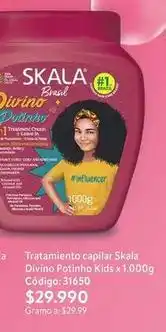 Nova Venta Tratamiento capilar divino potinho kids x 1.000g código:31650 oferta