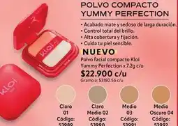 Nova Venta Compacto - polvo facial yummy perfection oferta