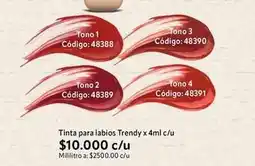 Nova Venta Tinta para labios oferta