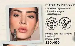 Nova Venta Pomada para cejas anyeluz tono black código: 45410 oferta