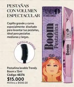 Nova Venta Pesta ilde{n}as lavable boom x 15ml oferta