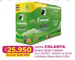 Belalcazar Leche Colanta oferta