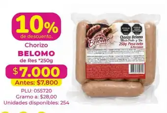 Chorizo Belomo de Res