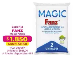 Belalcazar Fanz esponja magic oferta