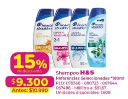 Belalcazar Shampoo H&S oferta