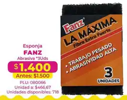 Belalcazar Fanz esponja abrasiva oferta