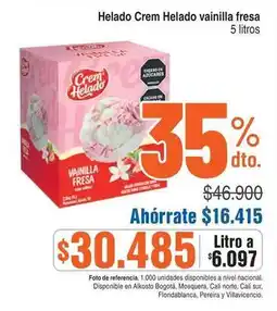 Alkosto Crem helado - helado oferta