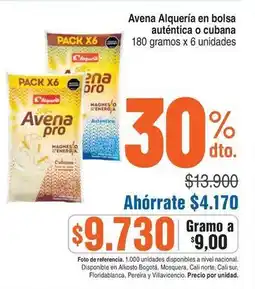 Alkosto Alquería - avena en bolsa auténtica o cubana oferta
