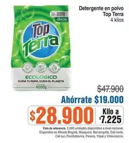 Alkosto Top terra - detergente en polvo oferta