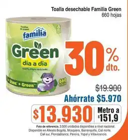 Alkosto Familia - toalla desechable oferta
