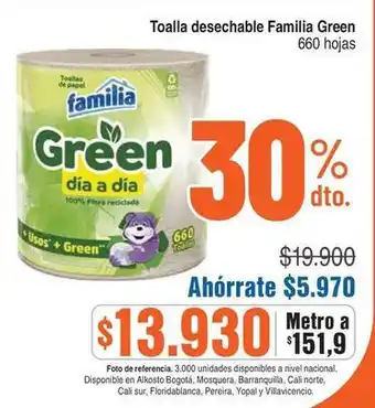 Familia - toalla desechable