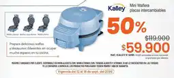 Alkosto Kalley - mini wafiera placas intercambiables oferta