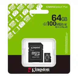 Falabella Tarjeta De Memoria Micro Sd Canvas Select Plus 64gb oferta
