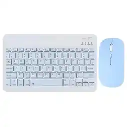 Falabella Combo Teclado Y Mouse Inalámbrico Bluetooth An-030 Azul oferta