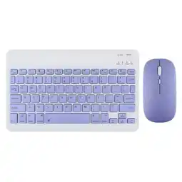 Falabella Combo Teclado Y Mouse Inalámbrico Bluetooth An-030 Morado oferta