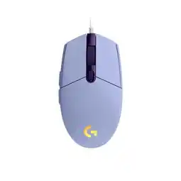 Falabella G203 Mouse Gamer RGB LightSync 6 Botones LILA oferta