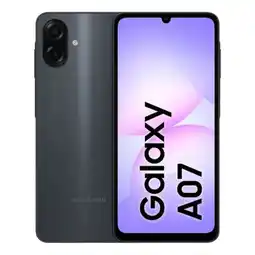 Falabella Celular Galaxy A07 Dual SIM PLS LCD 6.7 HD+ 90Hz 128GB 4GB 50MP IP54 5000mAh 25W - Negro oferta