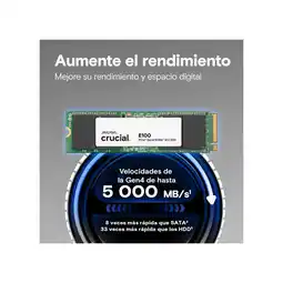 Falabella Unidad De Estado Sólido SSD M.2 PCIe Gen 4.0 480GB E100 Eficiencia Y Estabilidad oferta