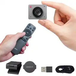 Falabella Webcam IA Meet Se Gris Espacial Con Control Remoto oferta