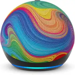 Falabella Echo Dot Kids 5 con Alexa Asistente Inteligente Diseñado Para Niños Remolino de Arcoiris oferta